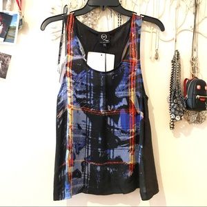 SOLD! Alexander McQueen racerback blouse NWT